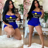 Letter Print Cami Top And Shorts Two Piece Sets YIM-203