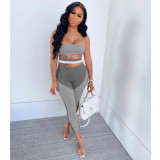 Sexy Printed Off Shoulder Bandage Tube Jumpsuit BN-9290