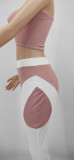Sexy Patchwork Tube Top+Pants 2 Piece Sets WSYF-5888