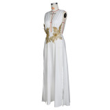 Sexy Fashion High Slit Party Evening Long Dress ZSD-0393
