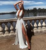 Sexy Fashion High Slit Party Evening Long Dress ZSD-0393