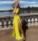 Sexy Fashion High Slit Party Evening Long Dress ZSD-0393