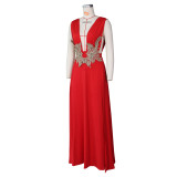 Sexy Fashion High Slit Party Evening Long Dress ZSD-0393