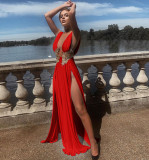 Sexy Fashion High Slit Party Evening Long Dress ZSD-0393