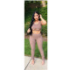 Solid Tank Top And Pants Two Piece Sets ZDF-31108