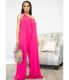 Fashion Loose Oblique Shoulder Casual Jumpsuit LDS-3273