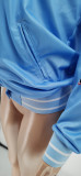 Casual Printed Long Sleeve Baseball Jacket WSYF-5892