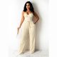 Solid Cami Top And Pants Two Piece Sets CHY-1345