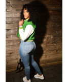 Casual Full Sleeve Baseball Jacket Coat WSM-5273