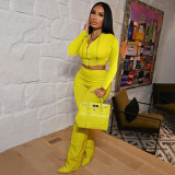 Casual Solid Hooded Long Sleeve 2 Piece Pants Set XMF-072