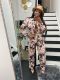 Casual Printed Shirt And Straight Pants 2 Piece Sets SFY-2130