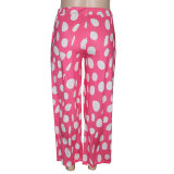 Plus Size Casual Printed Wide Leg Pants ONY-5103