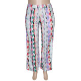 Plus Size Casual Printed Wide Leg Pants ONY-5103