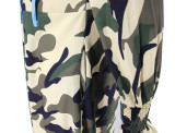 Plus Size Camo Print Long Sleeve Maxi Dress BMF-079