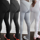 Solid Cotton Skinny Piles Pants CH-8187