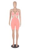 Sexy Hollow Out Sling One-Piece Romper MZ-2656