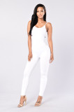 Casual Solid Sleeveless Sling Jumpsuit MZ-2011