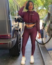 Casual Long Sleeve Hoodies Pants Two Piece Sets MOF-6642