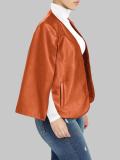 PU Leather Cloak Sleeves Jacket Coat OD-8330