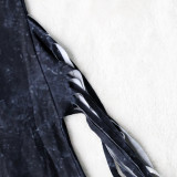 Solid Tassel Mid-Waist Casual Flared Pants SFY-2132