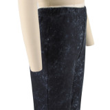 Solid Tassel Mid-Waist Casual Flared Pants SFY-2132