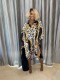 Casual Printed Long Sleeve Loose Shirt Dress BGN-193