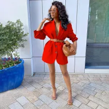 Plus Size Solid Full Sleeve Blazer Coat HNIF-046