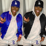 Casual Full Sleeve Baseball Jacket Coat GLF-10039