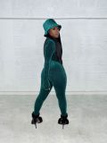 Sexy V Neck Long Sleeve Jumpsuit YD-8525