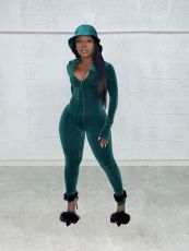 Sexy V Neck Long Sleeve Jumpsuit YD-8525