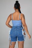 Casual Denim Ripped Hole Jeans Shorts LA-3283