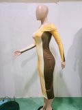 Sexy Full Sleeve Slim Long Dress BN-9297