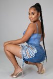 Casual Denim Ripped Hole Jeans Shorts LA-3283