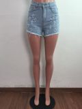 Denim Hole Sexy Jeans Shorts LA-3284