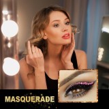 2 In 1 Glitter Shiny Reusable Eyeliner And Eyelash Stickers JMXF-8888
