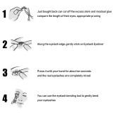 2 In 1 Glitter Shiny Reusable Eyeliner And Eyelash Stickers JMXF-8888