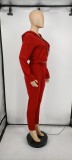 Casual Sports Solid Zipper Hoodie 2 Piece Suits GLF-10028