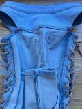 Denim Sexy Lace-Up Hollow Out Skinny Jeans Pants YYF-6620