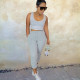 Solid Sports Thick Drawstring Casual Sweatpants BGN-205