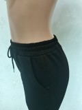 Solid Sports Thick Drawstring Casual Sweatpants BGN-205
