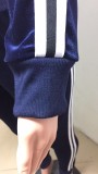 Casual Velvet Long Sleeve Zipper Two Piece Pants Set LSL-6475