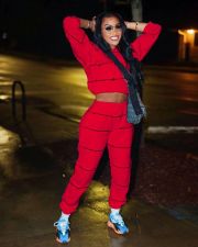 Casual Hoodie Top And Pants Two Piece Suits MXDF-6061