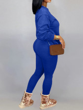 Solid Long Sleeve Casual Two Piece Suits LSD-86311