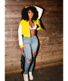 Casual Full Sleeve Baseball Jacket Coat WSM-5273