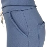 Solid Plush Hooded Zipper Coat And Pants 2 Piece Sets CH-8198