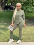 Casual Long Sleeve Two Piece Pants Set SFY-2146