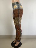 Cartton Print Tassel Casual Pants LSL-6479