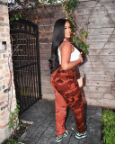 Plus Size Camouflage Print Casual Loose Pants MTY-6376