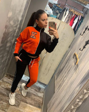 Casual Sports Patchwork Long Sleeve 2 Piece Sets HM-6531