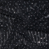 Sexy Hot Drilling See Through Breast-Pad Night Club Dress SH-390224